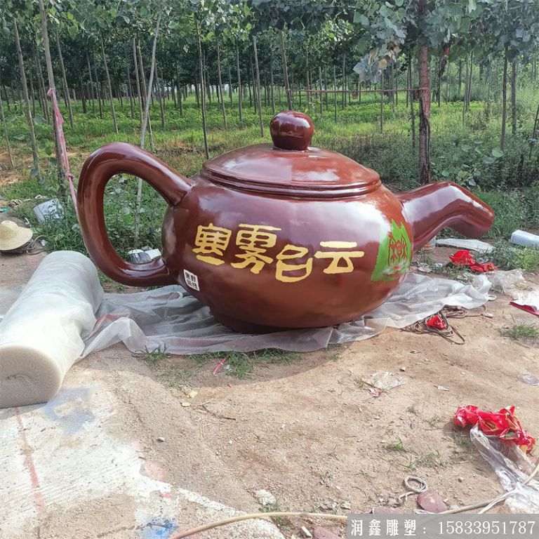 銅雕天壺噴泉構(gòu)造，廠家加工鍛銅天壺