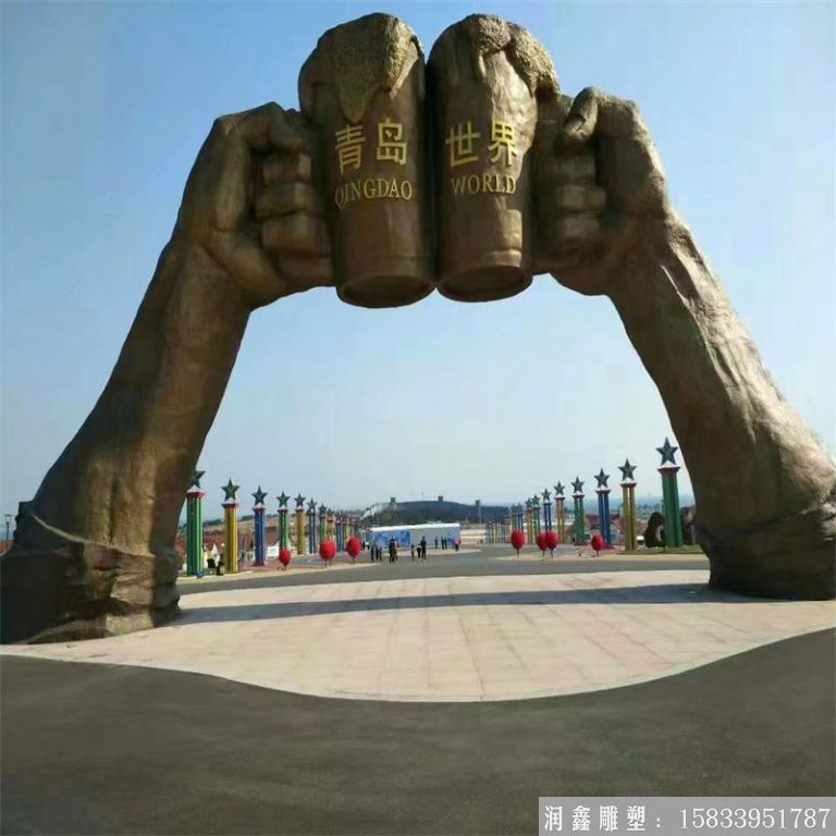 青島世界銅雕塑 大型景觀銅雕塑 青島啤酒節(jié)銅雕塑廠家